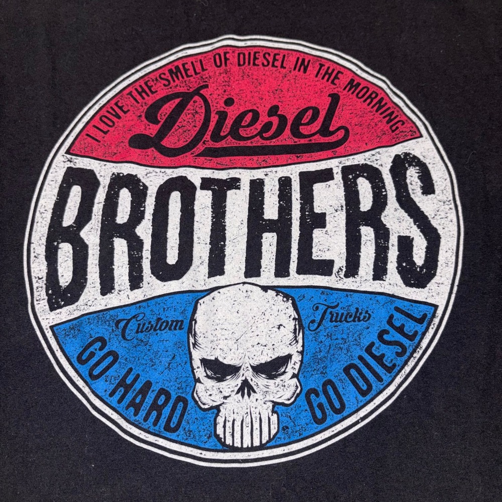 Graphic Skull Truck Discovery‎ Mens 2XL Black Diesel Brothers